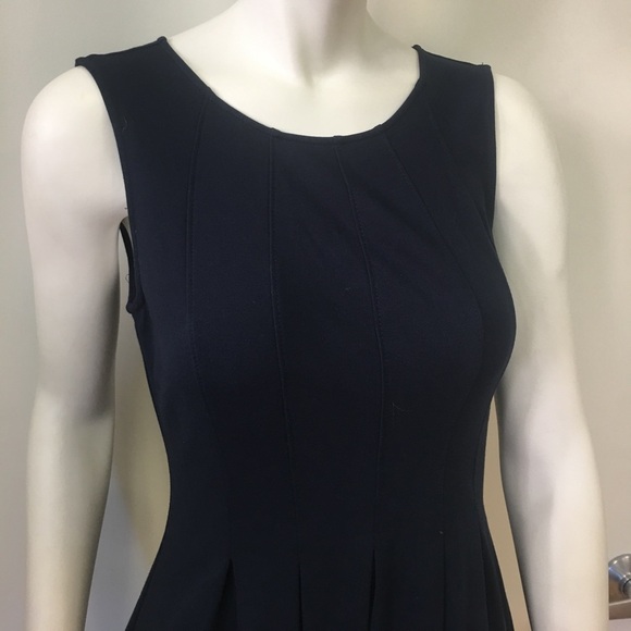 MONTEAU LOS ÁNGELES NAVY SWING DRESS - Picture 3 of 3